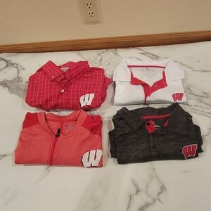Wisconsin Badgers Mens Tops Bundle - All Size Large